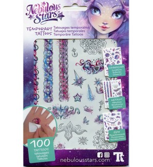 Татуировки Nebulous Stars - Небулия, 100 броя, различни видове