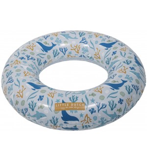 Надуваем пояс Little Dutch Ocean Dreams - Blue, 50 cm