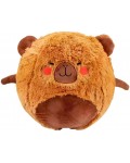 Надуваема плюшена топка Lean Toys - Капибара, 50 cm