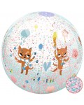 Надуваема топка Djeco - Котета, 35 cm