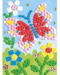 Творчески комплект Folia - Направи картинка от мозайка, Пеперуда