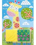 Творчески комплект Folia - Направи картинка от мозайка, Жираф