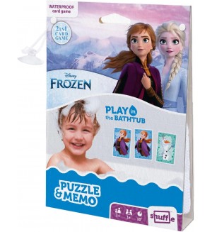 Настолна игра 2 в 1 Cartamundi - Frozen Aqua - Детска