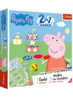 Настолна игра 2 в 1 Peppa Pig (Ludo/Snakes and Ladders) - детска