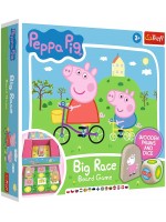 Настолна игра Big Race Peppa Pig - детска