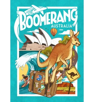 Настолна игра Boomerang: Australia - семейна