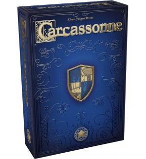 Настолна игра Carcassonne 20th Anniversary Edition - семейна