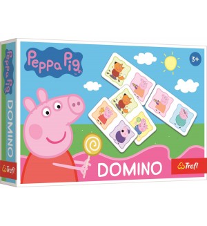 Настолна игра Domino mini: Peppa Pig - детска