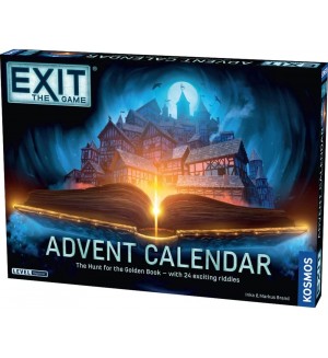 Настолна игра EXiT Advent Calendar: The Hunt for the Golden Book - кооперативна