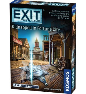 Настолна игра Exit: Kidnapped in Fortune City - семейна