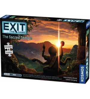 Настолна игра Exit: The Sacred Temple PUZZLE - семейна