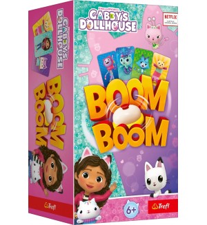 Настолна игра Gabby's Dollhouse: Boom Boom - Детска