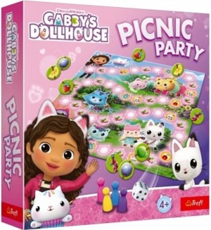 Настолна игра Gabby's Dollhouse: Picnic Party - Детска