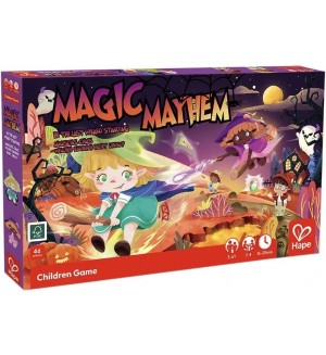 Настолна игра Hape International - Magic Mayhem, 46 части (на английски език)