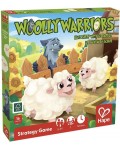 Настолна игра Hape International - Woolly Warriors, 16 части (на английски език)
