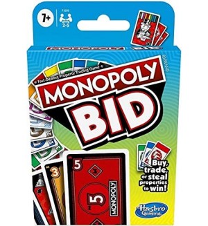 Настолна игра Hasbro Monopoly: Bid - Детска