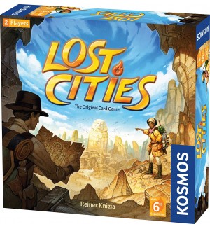 Настолна игра Lost Cities: The Card Game - семейна