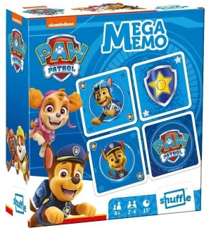 Настолна игра Paw Patrol Mega Memo - детска