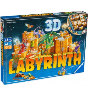 Настолна игра Ravensburger 3D Labyrinth - детска