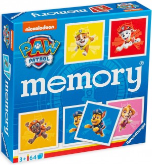 Настолна игра Ravensburger Paw Patrol memory - детска