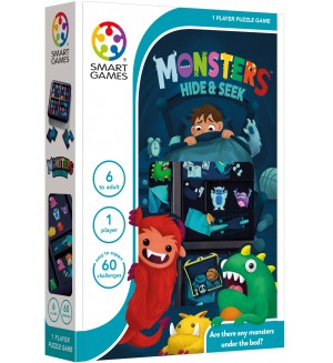 Настолна игра Smart Games - Monsters Hide & Seek