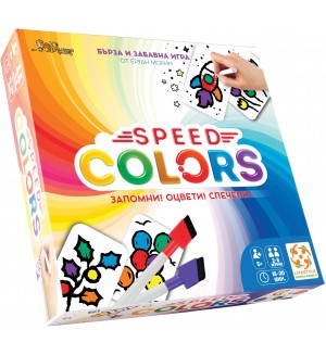 Настолна игра Speed Colors - детска