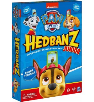 Настолна игра Spin Master Paw Patrol Hedbanz Junior - детска