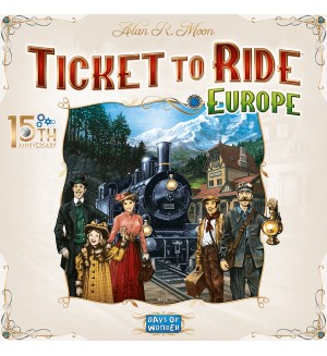 Настолна игра Ticket to Ride - Europe (15th Anniversary Edition)