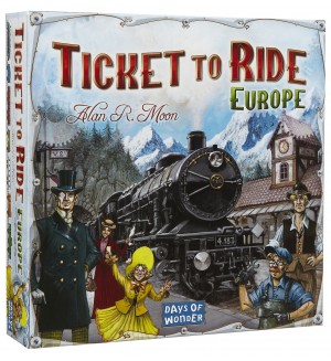 Настолна игра Ticket to Ride: Europe