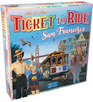 Настолна игра Ticket To Ride: San Francisco - семейна
