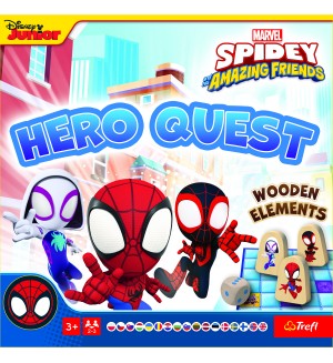 Настолна игра Trefl Super Hero Quest: Spidey and His Amazing Friends - Детска