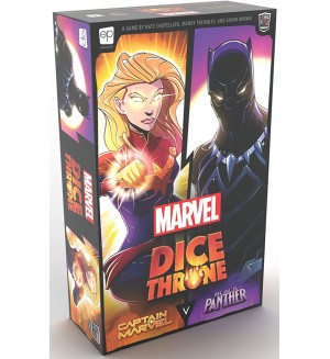 Настолна игра за двама Marvel Dice Throne 2 Hero Box - Captain Marvel vs Black Panther