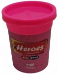 Натурален моделин в кутийка Heroes Play Dough - Розов