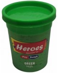 Натурален моделин в кутийка Heroes Play Dough - Зелен