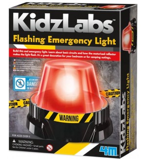 Научен комплект 4M Kidz Labs - Аварийни светлини