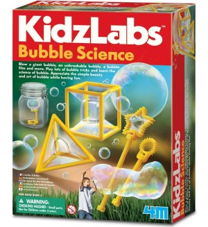 Научен комплект 4M Kidz Labs - Гигантски сапунени мехури