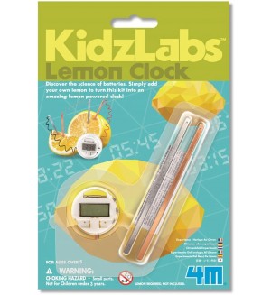 Научен комплект 4M Kidz Labs - Лимонов часовник