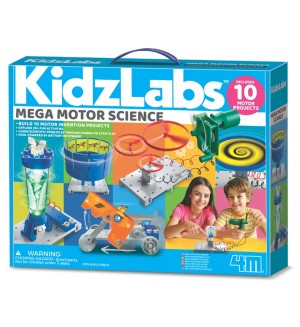 Научен комплект 4M KidzLabs - Двигателите и електричеството