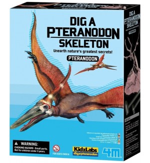 Научен комплект 4M KidzLabs - Изкопай скелет, птеранодон