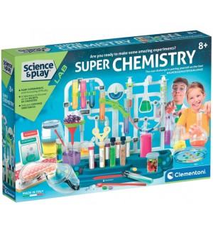 Научен комплект Clementoni Science & Play - Лаборатория за суперхимия