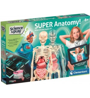 Научен комплект Clementoni Science Play - Супер анатомия