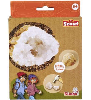 Научен комплект Simba Toys - Скаутски геоди, 5 броя