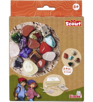 Научен комплект Simba Toys - Скаутски комплект за разкопки на минерали
