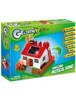 Научен STEM комплект Amazing Toys Greenex - Музикална къща със соларна батерия