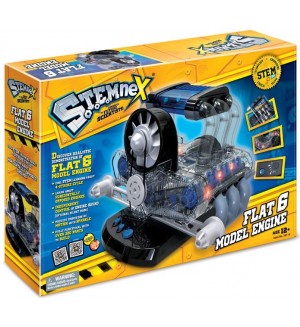 Научен STEM комплект Amazing Toys Stemnex - Модел на 6-цилиндров двигател