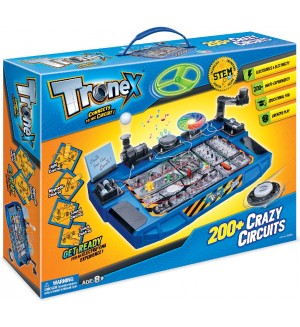 Научен STEM комплект Amazing Toys Tronex - 200 опита с електрически вериги Научен STEM комплект Amazing Toys Tronex - 200 опита с електрически вериги