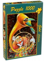 Пъзел Gold Puzzle от 1000 части - Неквалифициран музикант