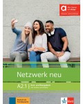 Netzwerk neu A2.1 Kurs- und Übungsbuch mit Audios und Videos. Hybride Ausgabe / Немски език - ниво A2.1: Учебник и учебна тетрадка + онлайн материали