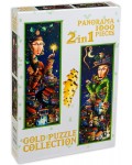 Пъзел Gold Puzzle от 2000 части - Нощна среща