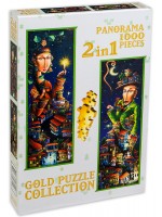 Пъзел Gold Puzzle от 2000 части - Нощна среща